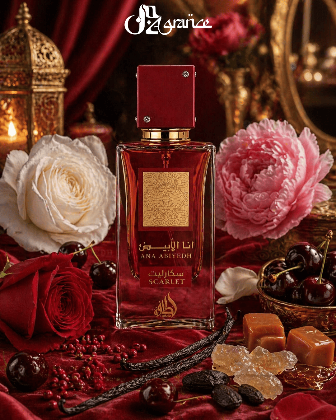 Lattafa Ana Abiyedh Scarlet