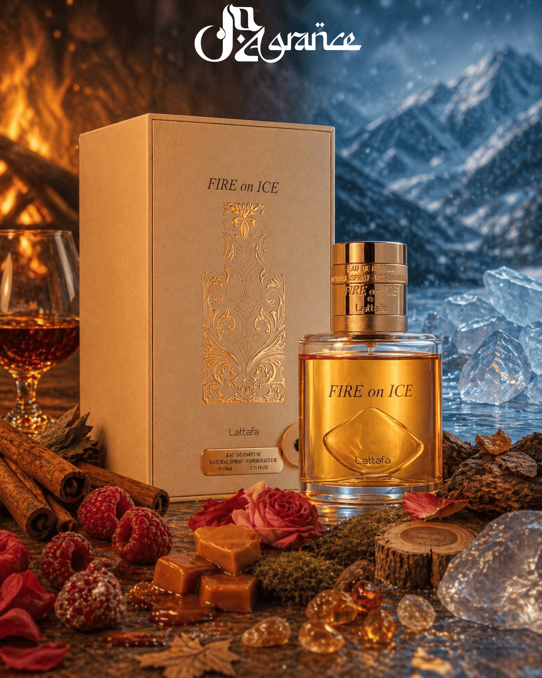 Lattafa Fire on Ice