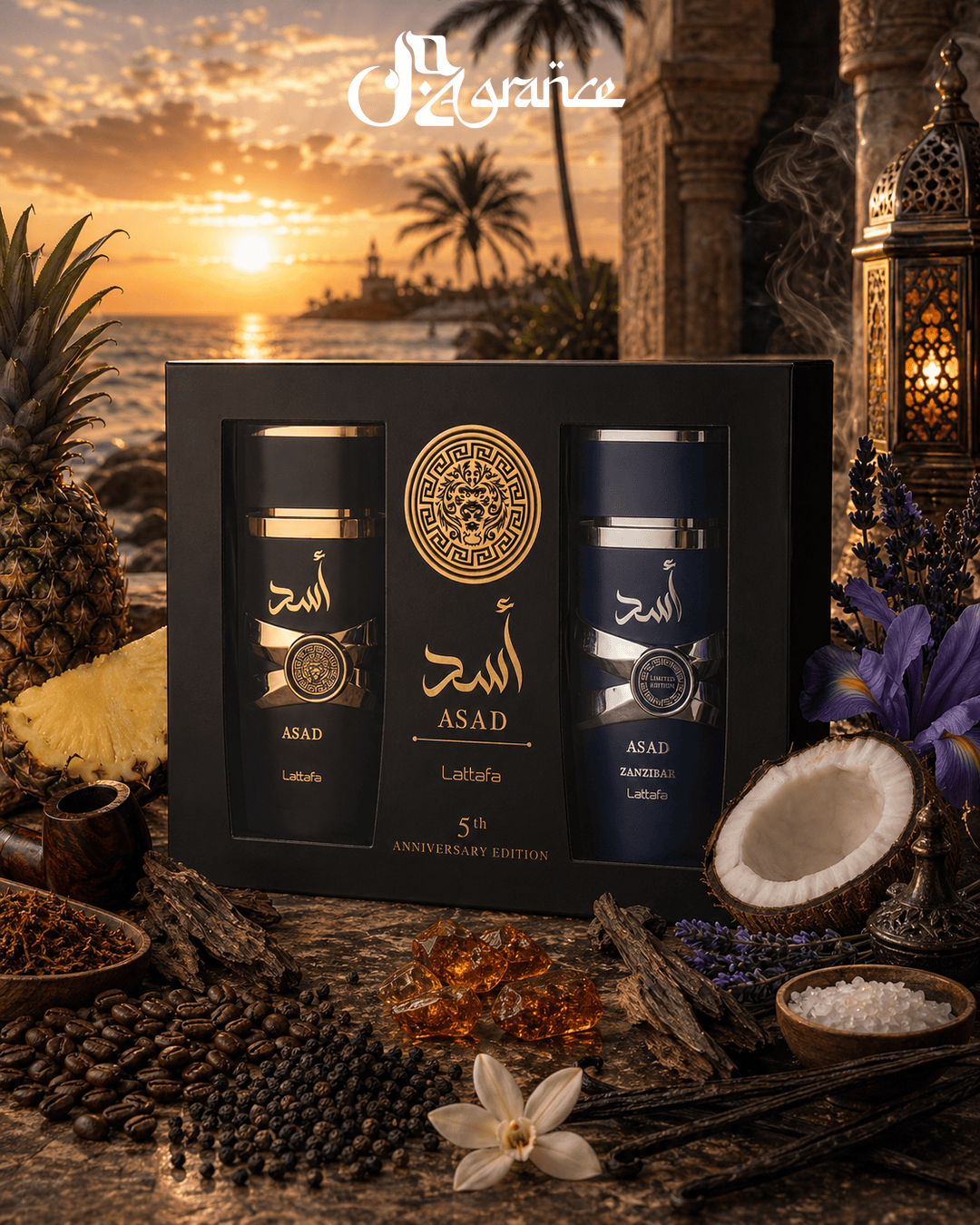 Lattafa GiftSet Asad 5th Anniversary Edition