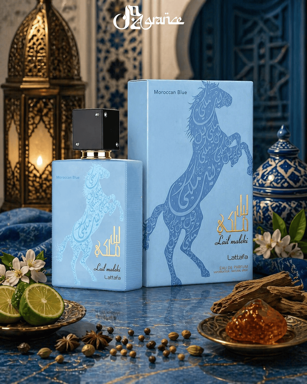Lattafa Lail Maleki Moroccan Blue