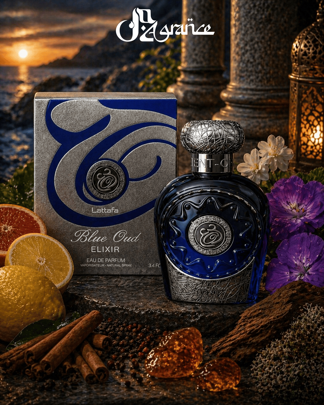 Lattafa Opulent Blue Oud Elixir
